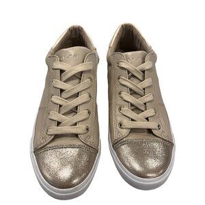 Unisa Maezi Leather Metallic Rose Gold Dusty Pink Sneakers Streetwear